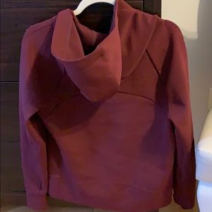 Lululemon jacket sweater maroon 12